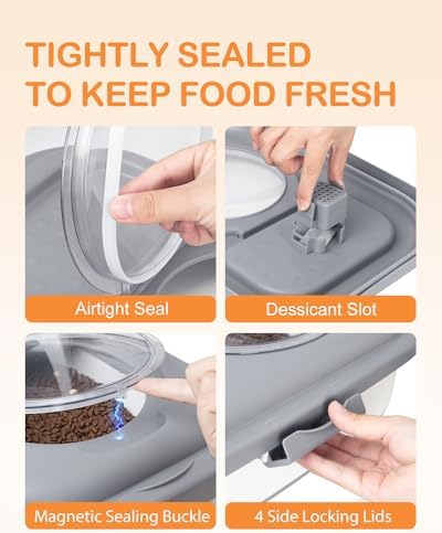 Dog Food Storage Container, Collapsible Dog Food Container with