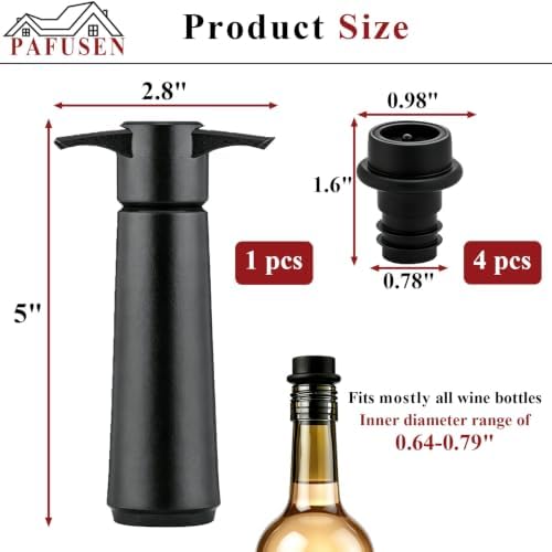 Wine Stoppers Vacuum with Pump, Keep Wine Fresh for up to 7 Days -1