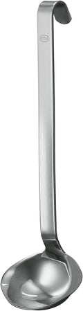 Rösle Stainless Steel Sauce Ladle, Hooked Handle by Rosle