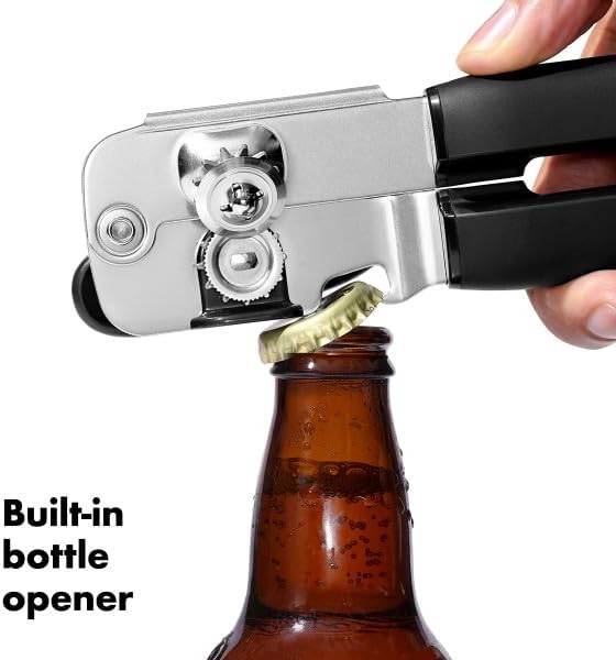 OXO Good Grips Manual Can Opener & Bottle Opener with Soft Easy-Grip