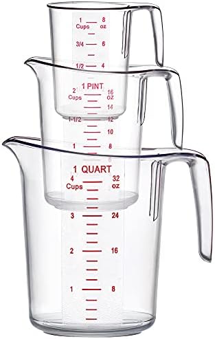 Abby - Melissa - Plastic Measuring Cups (3-Piece Set), Food-Grade