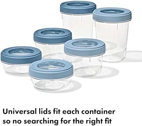 OXO Good Grips 32 oz Twist & Stack Container, 2 Pack