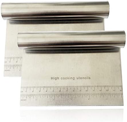 Stainless Steel Dough Pastry Scraper Cutter Chopper with Measuring