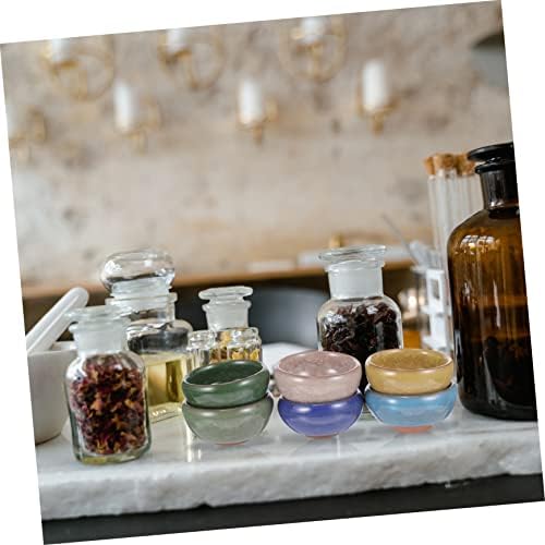 CALLARON 6 Piece Ceramic Essential Oil Mixing Bowl Set for Salon Use