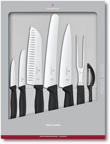 Victorinox Swiss Classic 7-Piece Knife Set, Black