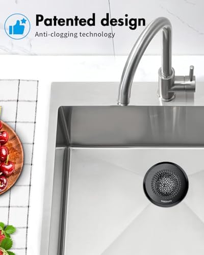 Kitchen Sink Drain Strainer,Patented Reversible Chain Mesh