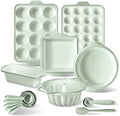 COOK WITH COLOR 17 Pc. Silicone Baking Pan Set - Non-Stick & Easy