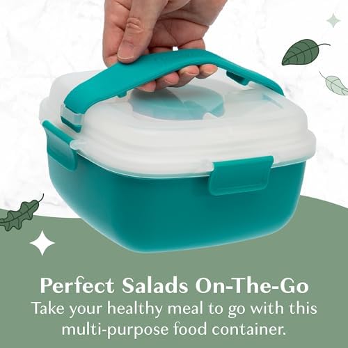 Goodful Stackable Lunch Box Container, Bento Style Food Storage with