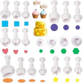 20-Piece Fondant and Cookie Plunger Cutter Set