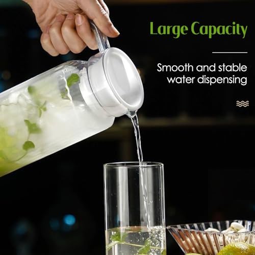 Acrylic Pitcher, 800ml/28oz Unbreakable Water Pitcher Transparent