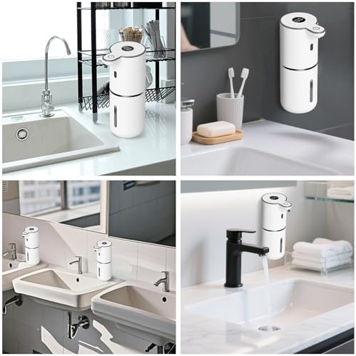 OHIFAST Automatic Foaming Soap Dispenser Touchless, USB Rechargeable
