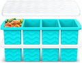 Doasuwish Silicone Freezer Tray for Soup with Lid – 1-Cup Soup
