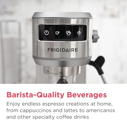 Frigidaire Steam Espresso Maker, 20 Bar, Milk Frother
