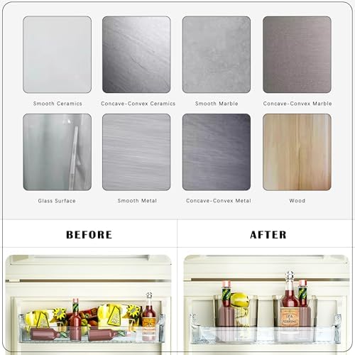 4 Pack Acrylic Wall Mount Organizer, Clear