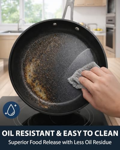 Nuwave 12pc Healthy Pots and Pan Set Non-Stick, G10 Duralon Ceramic