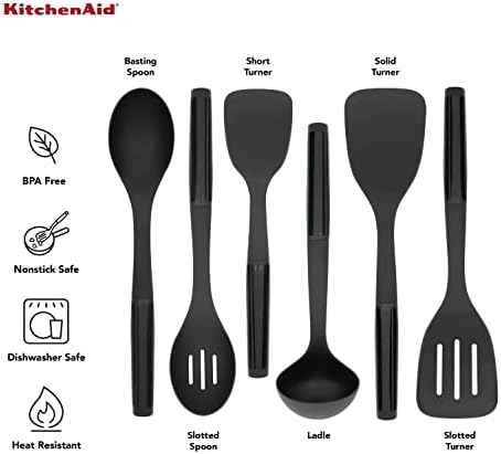 KitchenAid Universal Tool Set, 6 Piece, Black