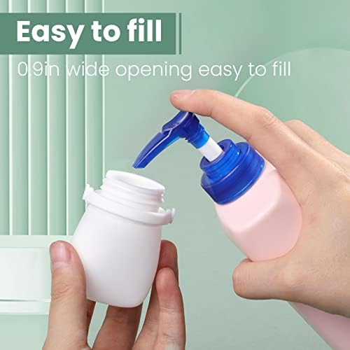 Silicone Travel Bottles, Squeeze Salad Dressing Bottles, 1oz Condiment