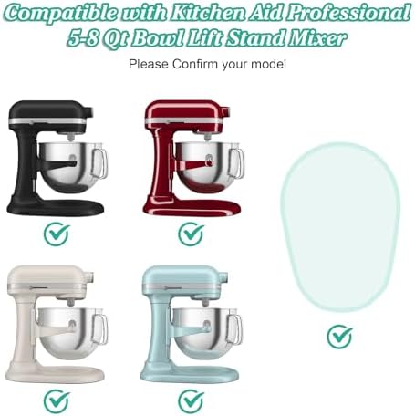 OUTNILI Mixer Slider Mat for KitchenAid 5-8 Qt Bowl-Lift