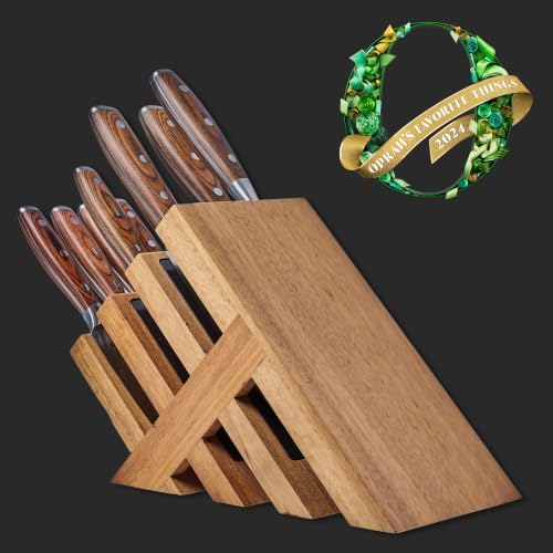 Messermeister Avanta Forged 10-Piece Knife Block Set, Pakkawood