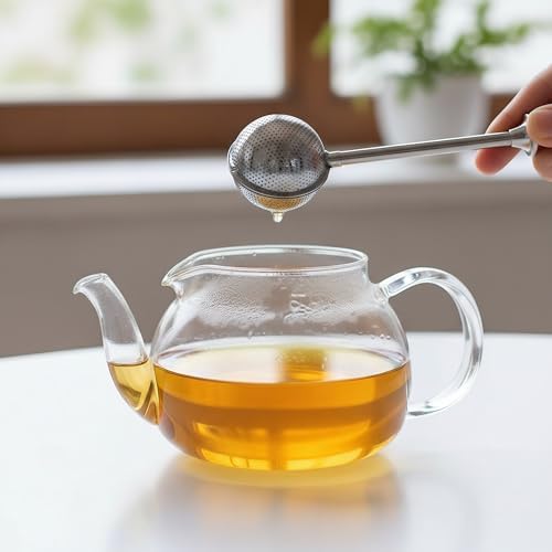 Veemoon Stainless Steel Tea Ball Infuser Set of 2 Long Handle Tea