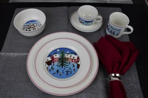 Villeroy & Boch Naif Christmas Collection Tea Cup Saucer, Premium