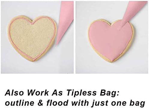 Weetiee Pastry Bag - 100 Pieces 16 Inch [Extra Thick] Disposable