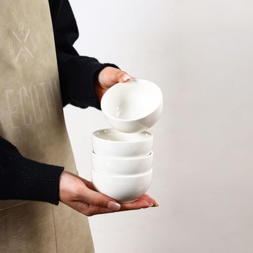 Selamica Ceramic Dipping Bowls 4 oz, Mini Dip Bowls Set of 6 for