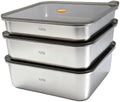 YUPER 3 Pack Stainless Steel Food Storage Containers