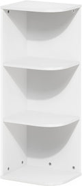 Furinno PASIR Book Shelf, 3-Tier Corner Bookshelf by Furinno-FitsYourSpaceFitsYourBudget