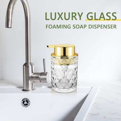 Glass Foaming Soap Dispenser Refillable Foaming Hand Soap Dispenser