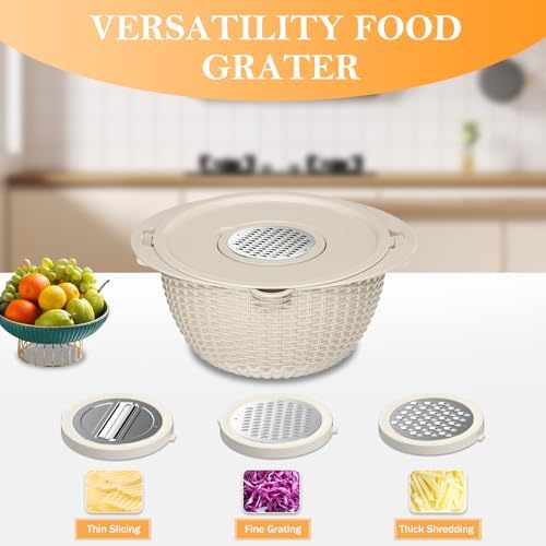4-1 Colander with Bowl Set, Food Strainers and Colanders, Fruit