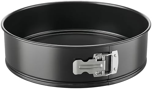 NutriChef 9 Inch Nonstick Cheesecake Springform Cake Pan | Stainless