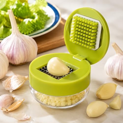 Garlic Press, Manual, Stainless Steel Blades (1)