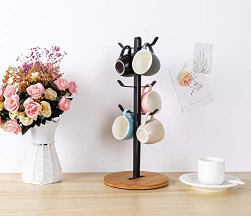 TIEYIPIN Coffee Mug Holder, Espresso Cup Holder, Mugs Tree Hanger