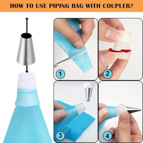 NOVANO 14pcs Large Piping Tips Set