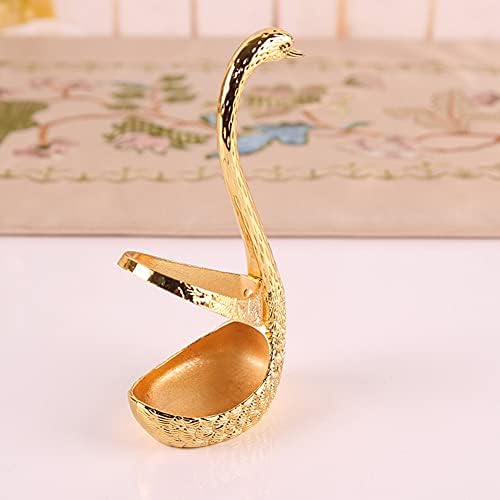 Coffee Spoon Set With Holder, Swan Spoon & Fork Holder, Elegant and