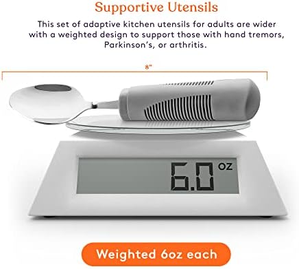 Special Supplies Adaptive Utensils (4-Piece Kitchen Set) Weighted