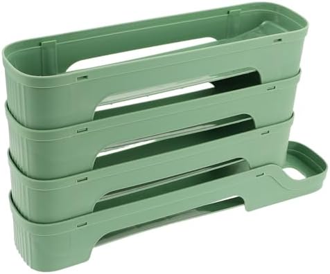 Layer Plastic Egg Holder Auto Rolling Dispenser for Refrigerator Door
