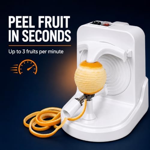 Electric Fruit & Vegetable Peeler, Automatic Countertop Machine