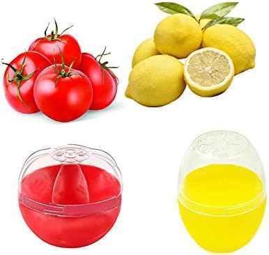 Onion Garlic Lemon Avocado Saver Containers, 5-Piece Set
