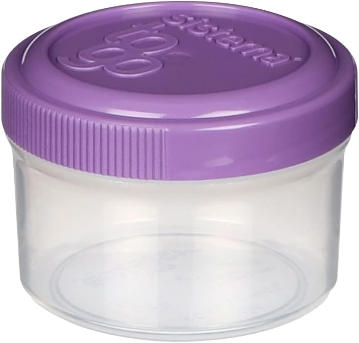 Sistema 4-Piece Salad Dressing and Condiment Containers with Lids for