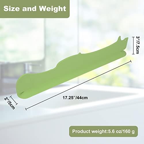 Silicone Kitchen Sink Water Splash Guard Protector for Single or