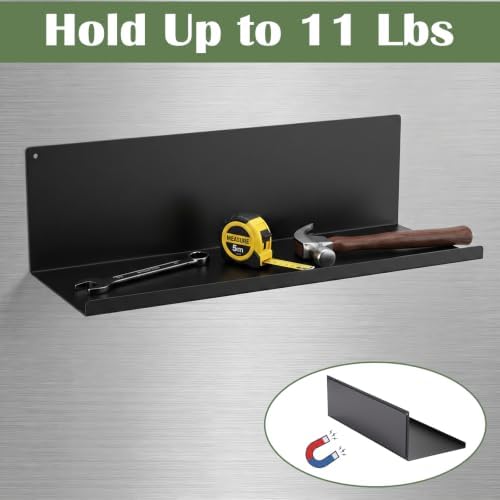 6 Pack Metal Magnetic Spice Rack for Refrigerator