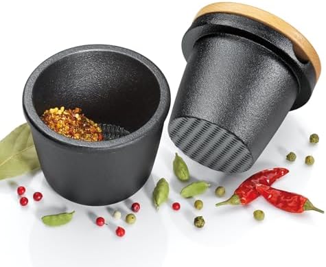 Zassenhaus Cast Iron Spice Grinder Set, 3 Inches