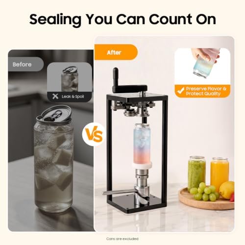 Commercial Manual Can Sealing Machine, 10 Pcs/min