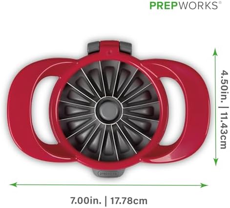 PrepWorks Apple Slicer and Corer, 16 Slices, Red