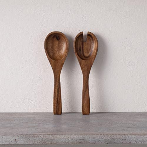 Noritake Kona Wood Salad Servers, 9"