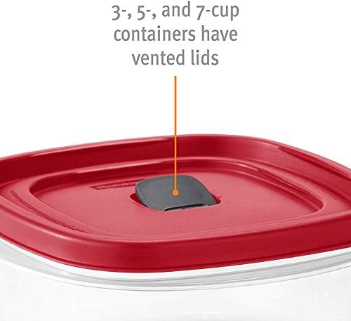 Rubbermaid Easy Find Lid Square 5-Cup Food Storage Container