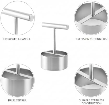 For Pineapple, Apple, and Pear: Stainless Steel Fruit Corer and