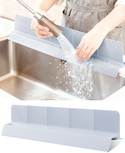 Silicone Sink Splash Guard 23" 30" 18" for Bathroom & Kitchen Sink